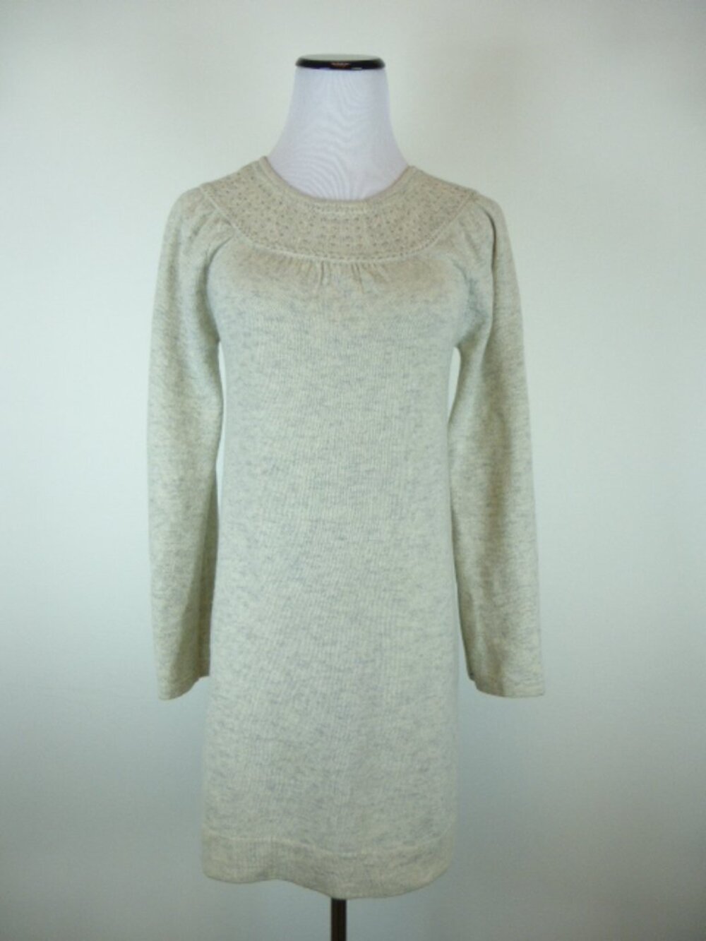 CYNTHIA VINCENT knit dress  long sleeve designer XS sweater